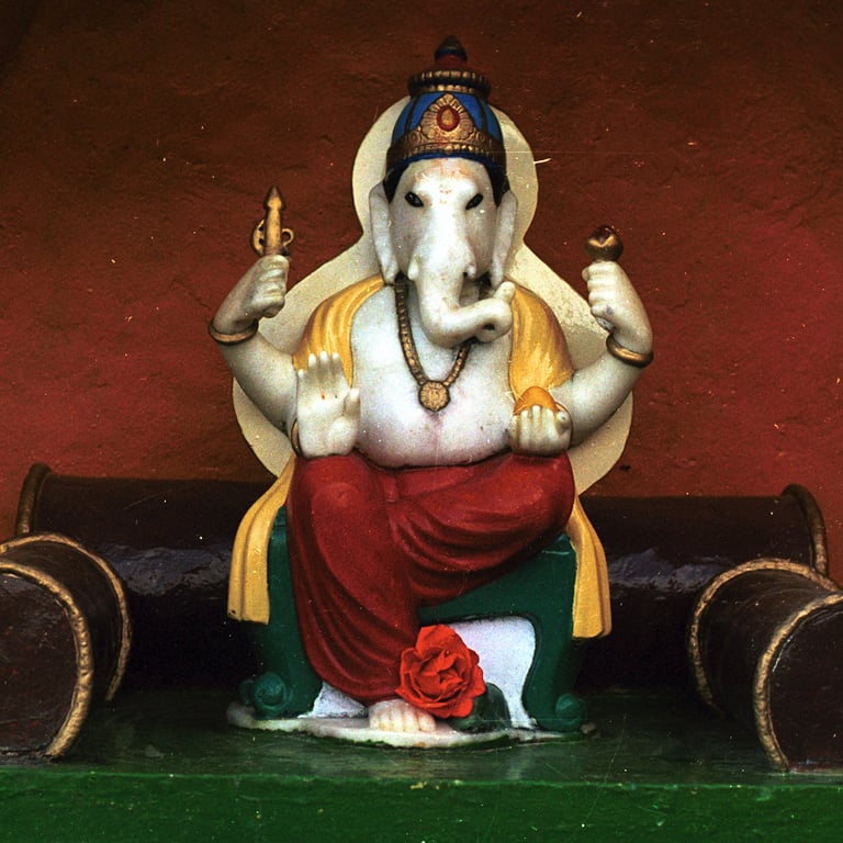 Shri Ganesh murti, AnandPuri Ashram, Chiliyanaula
