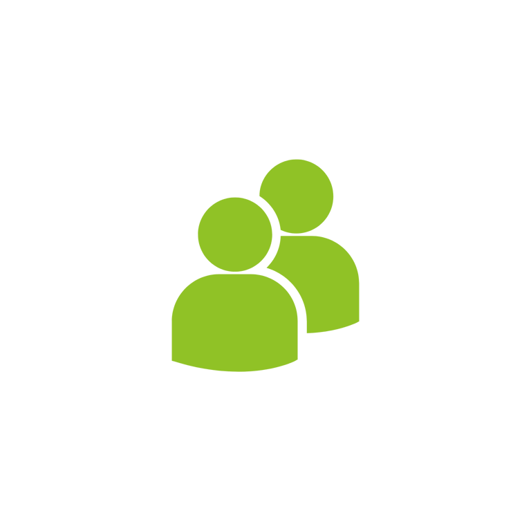 people icon showing it is suitable for individuals and businesses