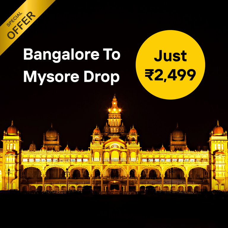 Bangalore to mysore taxi