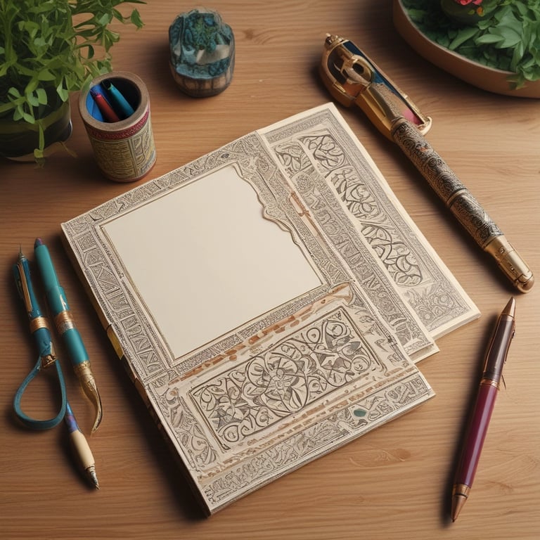 An interior of a crowded shop filled with various household and electrical items, including light bulbs, cables, and packaged goods. Red lanterns with tassels hang from the ceiling, along with ornate chandeliers. Shelves and displays are lined with boxes and products, and the space is brightly lit.