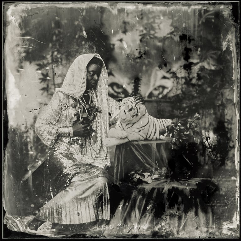 Photo collodion par le photographe Louis Defer 2021
