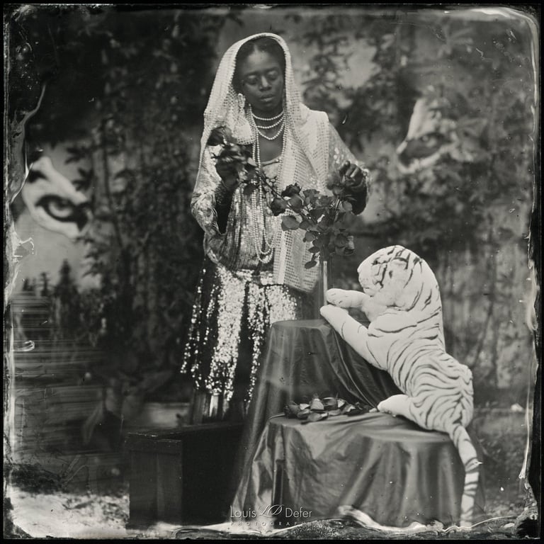 Photo collodion par le photographe Louis Defer (2021)