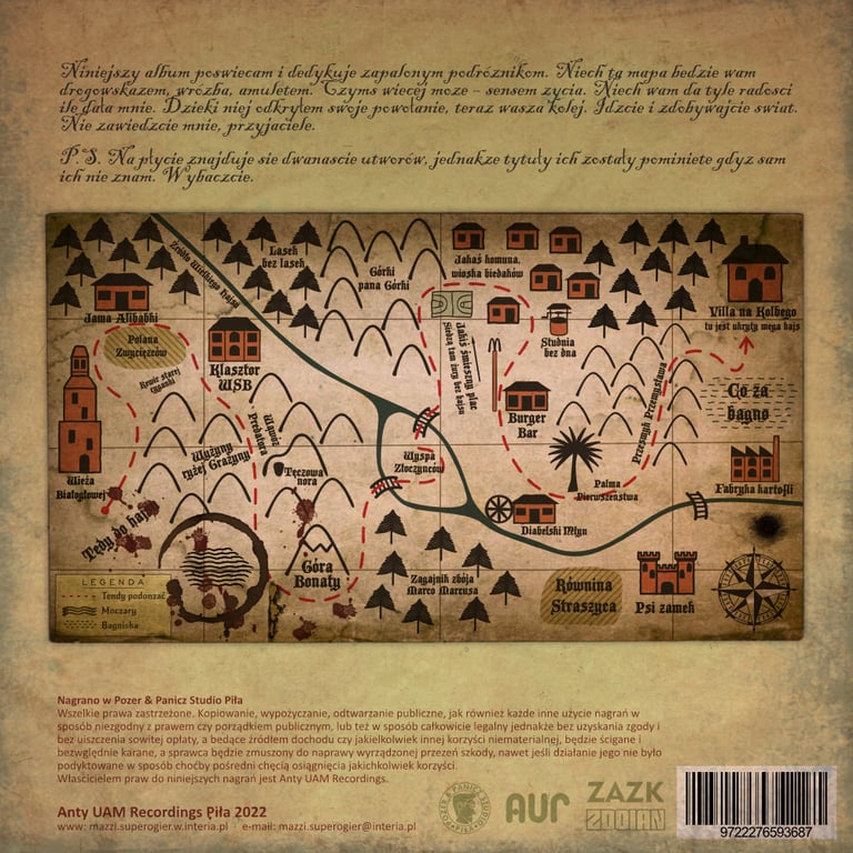 Paniczyk album cover design back side