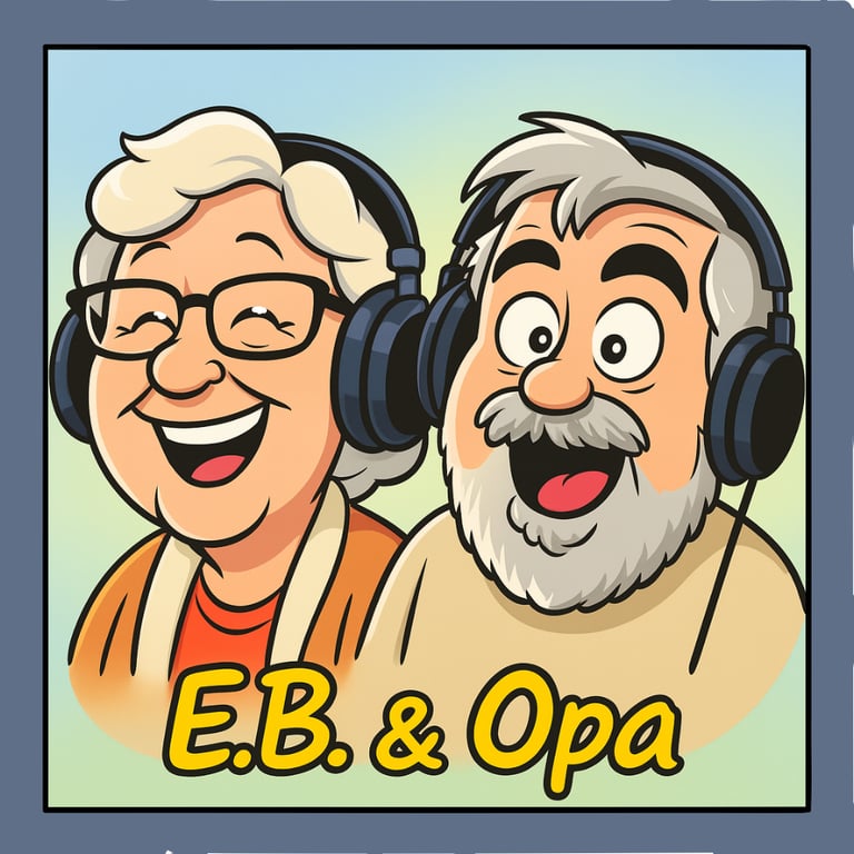 E.B and Opa Podcasting—Sorta