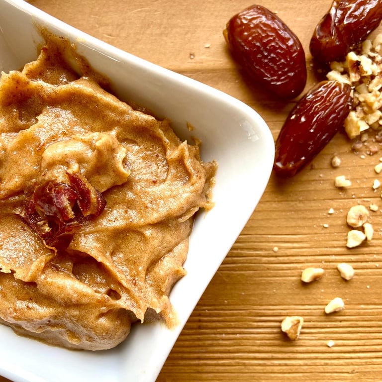 Recette de plat ayurvédique crème aux dattes