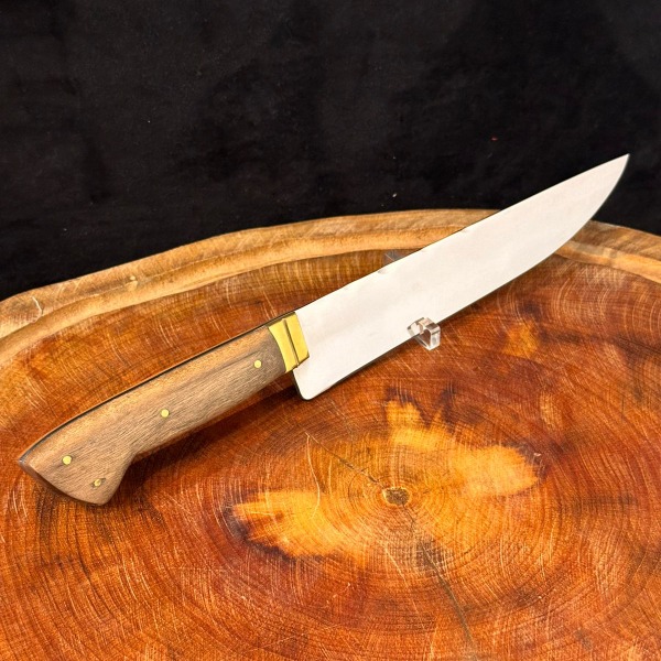 Faca de churrasco lâmina inox lisa