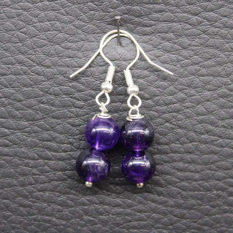 Boucle d'oreille en pierre naturelle