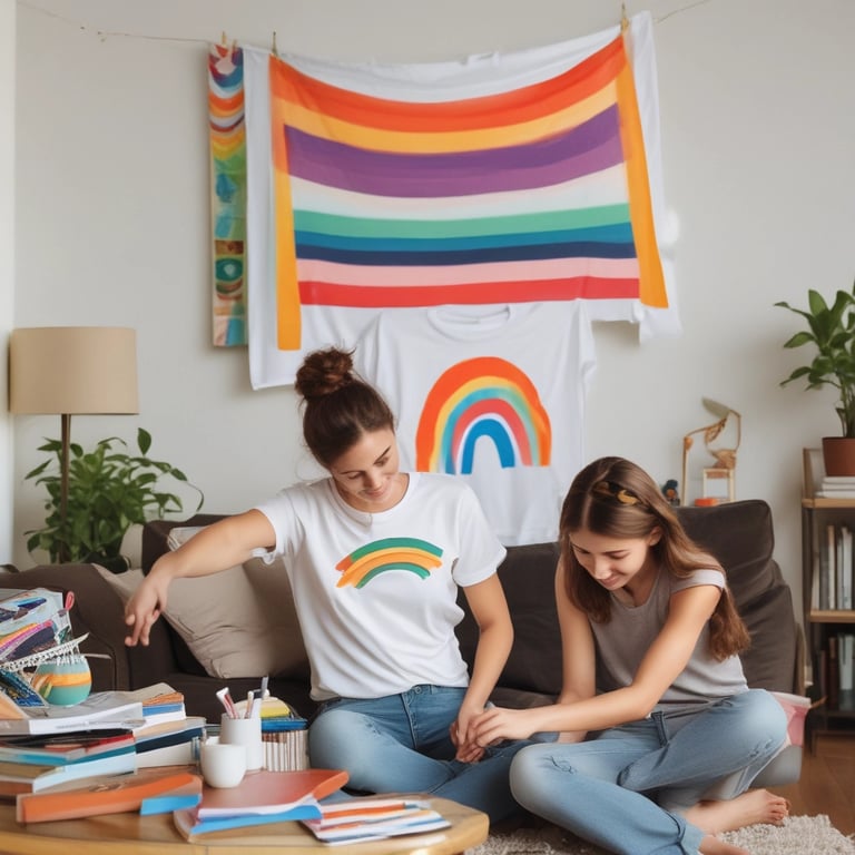 Equipo de Detalle Digital elaborando productos personalizados en sus inicios