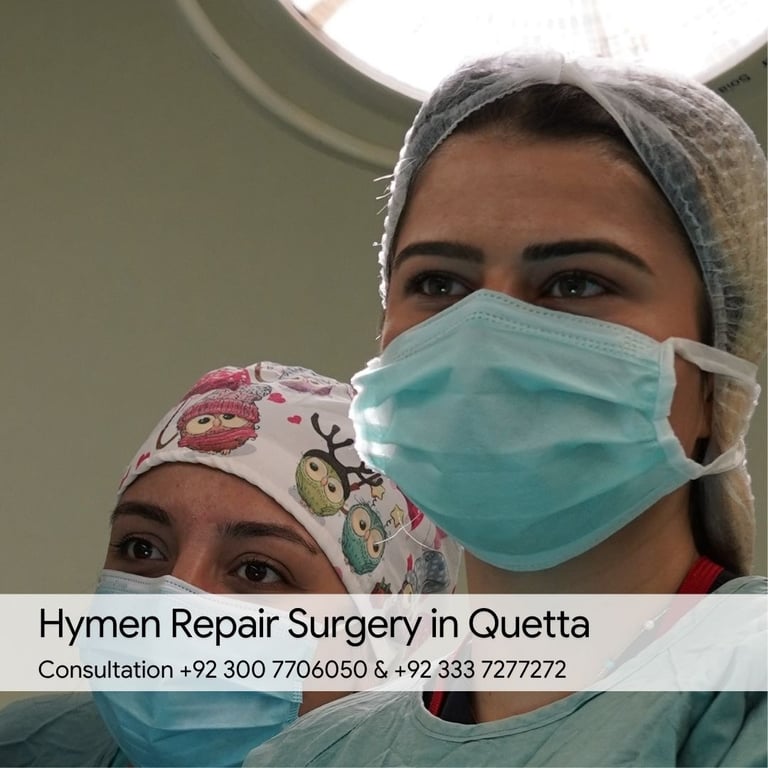 Hymen Repair Surgery in Quetta