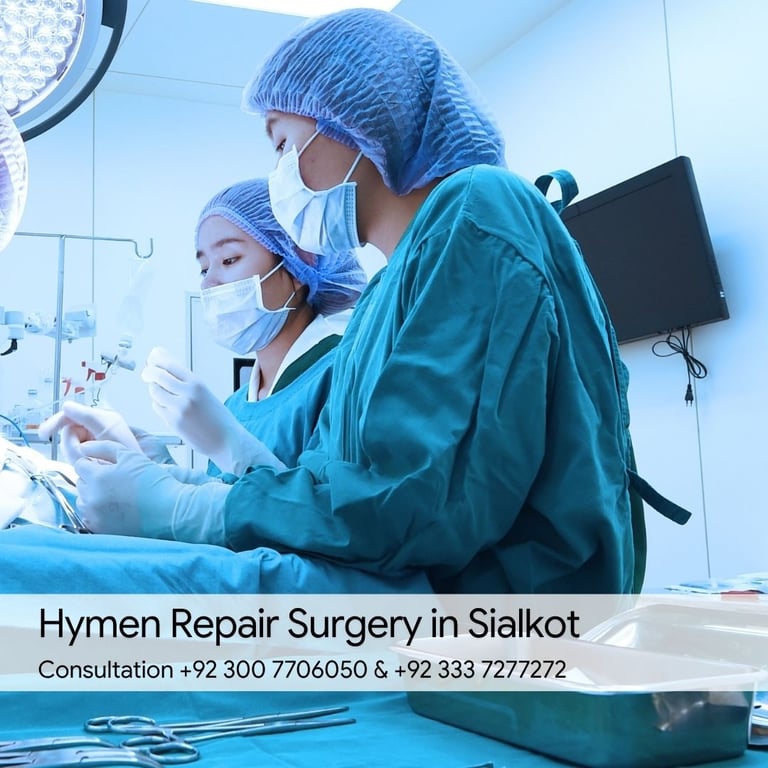 Hymen Repair Surgery in Sialkot