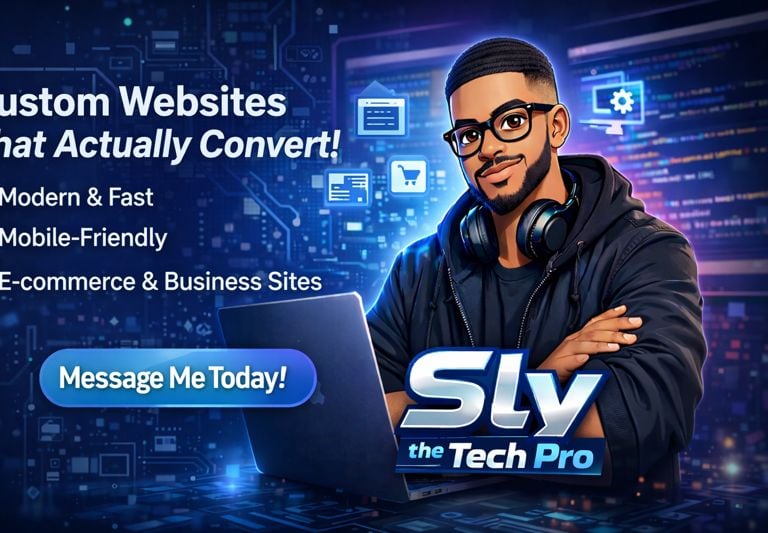 web development workspace IT network setup equipment professional tech support workstation