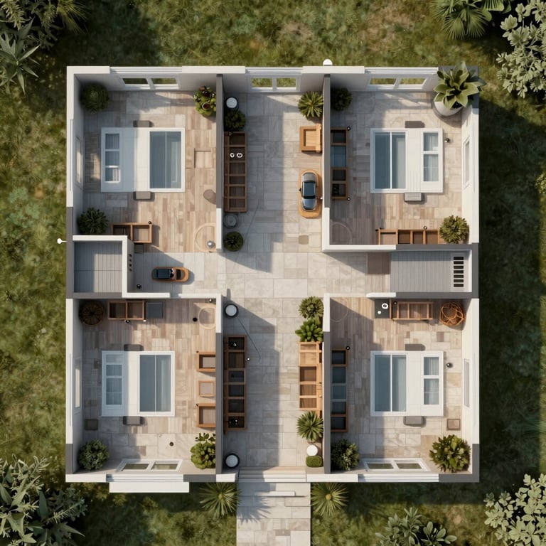 A top-down view of a precise 2D floor plan for a spacious residential home, detailed with professional annotations.