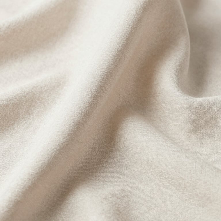 An abstract composition of soft shadows and premium linen textures. Palette: #FAF7F5, #EADED4, #b5957a.