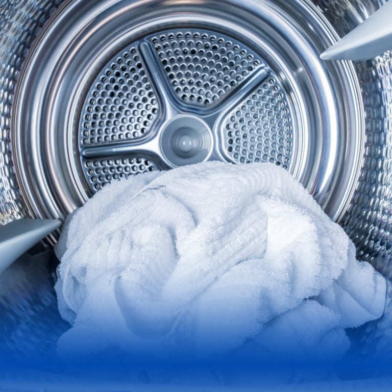 Laverie Mitch - Séchage des vêtements doux et secs.