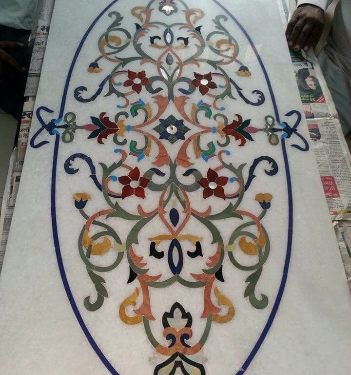 Mandir panal inlay work 9760103020