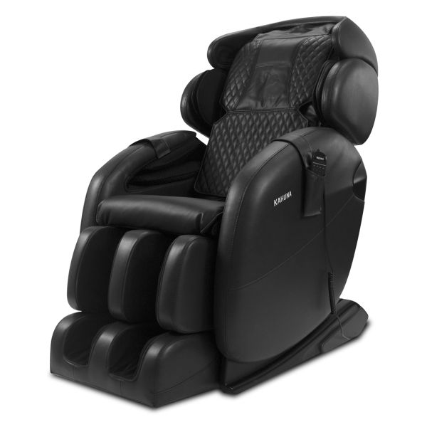 Kahuna LM-6800S massage chair with L-track rollers and yoga-style stretching programs for back pain