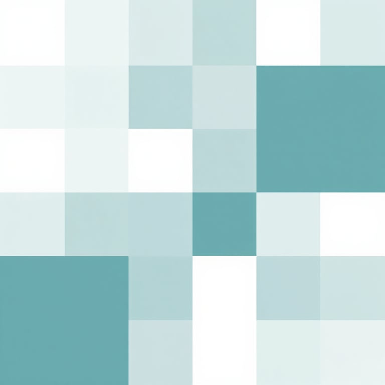 Abstract geometric pattern inspired by web grid systems, incorporating the #E9F2F7 and #6C8CA7 palette. Clean and modern.