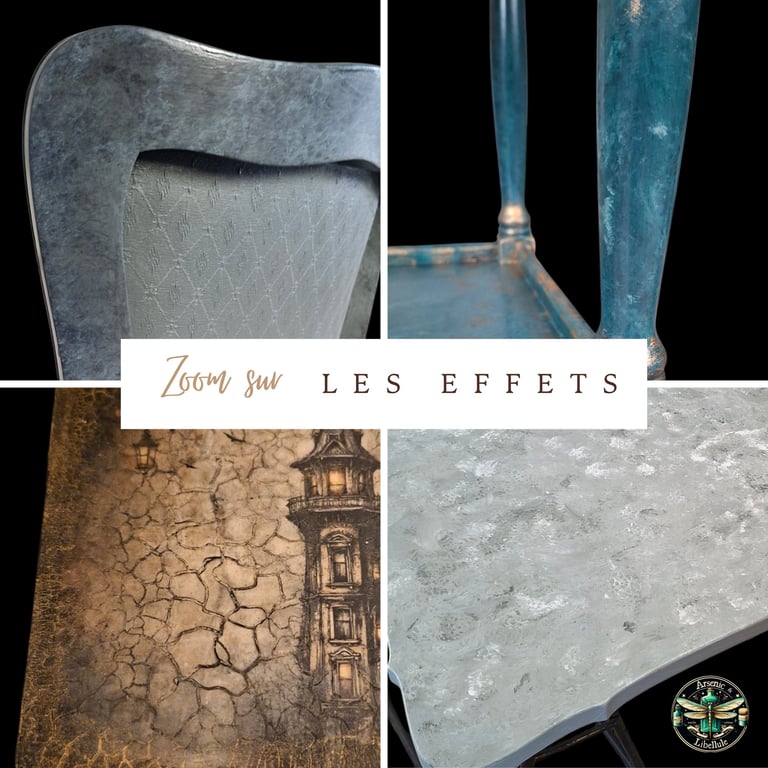 Zoom sur les effets : fausse pierre, faux marbre, craquelé