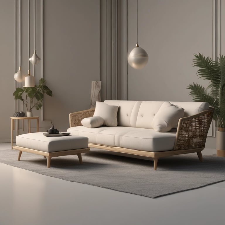 Bright living room with modern inventory