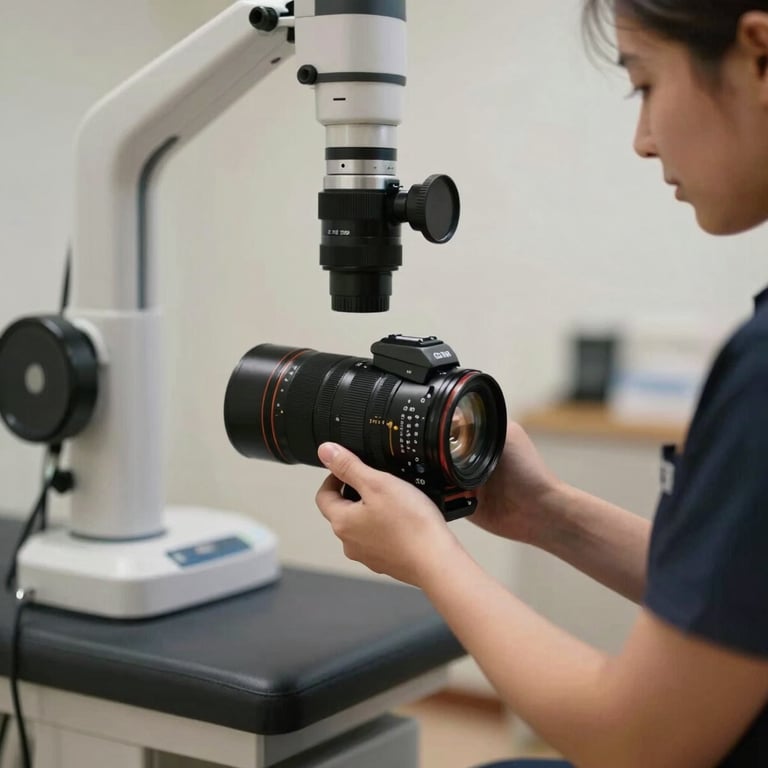 A therapy session for recovery with a focus on human-centric care and specialized equipment.