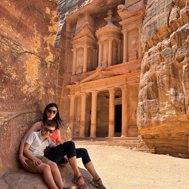 petra with kids