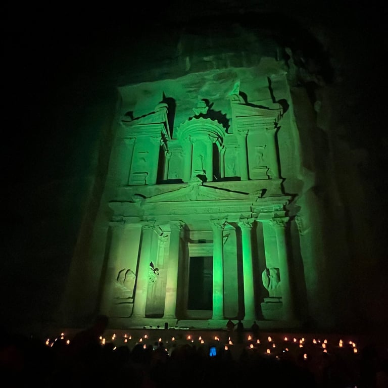 petra by night