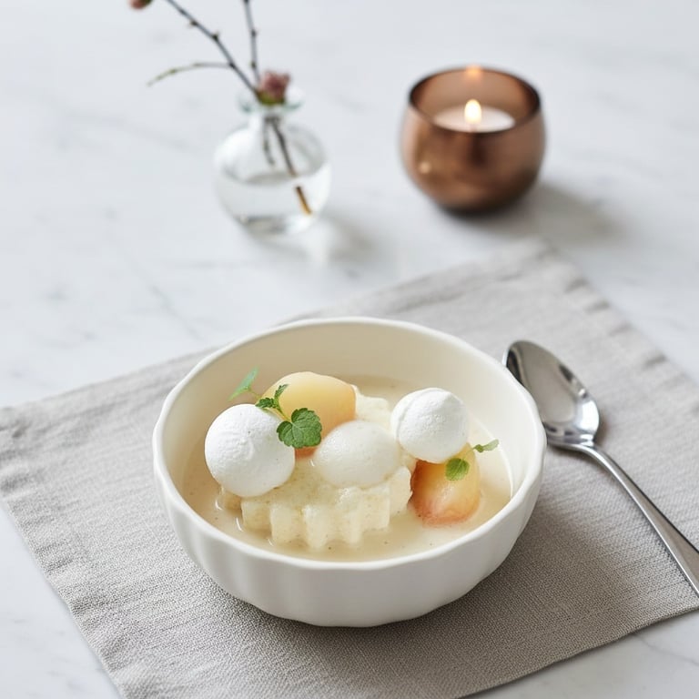 een dessert in frisse tinten in bergen op zoom