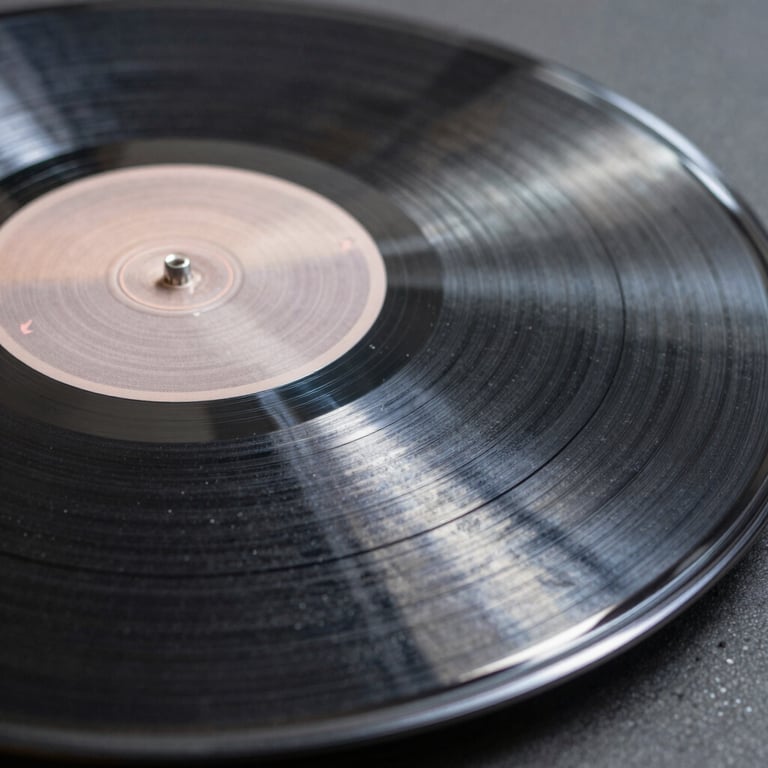 Macro shot of a seamless, non-reflective vinyl surface under bright event lighting, revealing zero glare and high-fidelity print resolution.