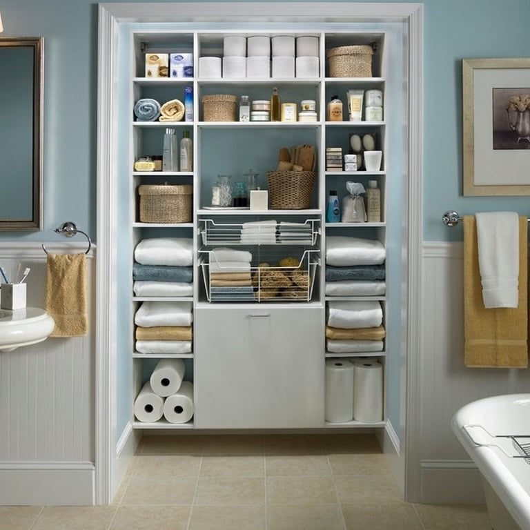 Luxury home organization and custom closet design in South Florida.