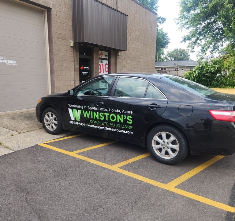 Loaner car for use by customers at Winston's Complete Auto Care in Cuyahoga Falls, Ohio