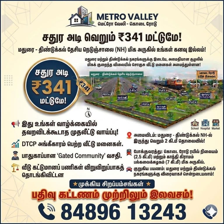 dtcp site in kodai road