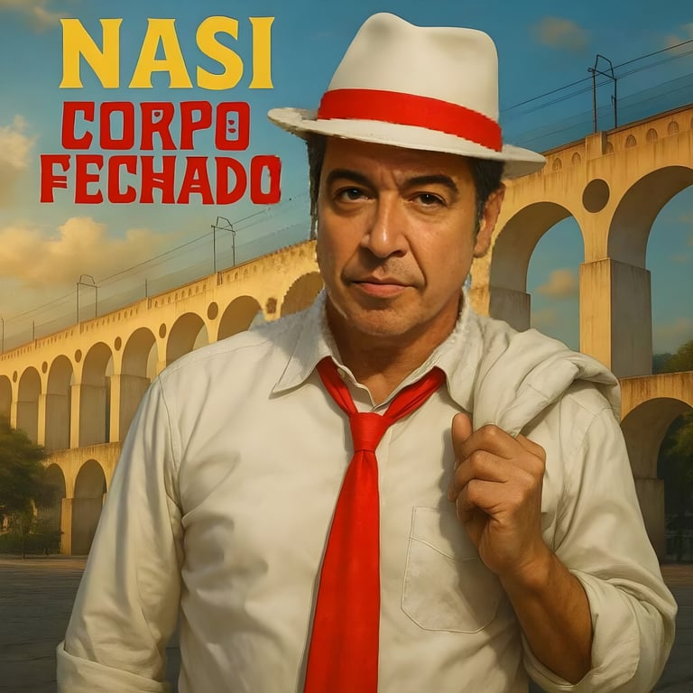 Capa do single "Corpo Fechado" do vocalista Nasi