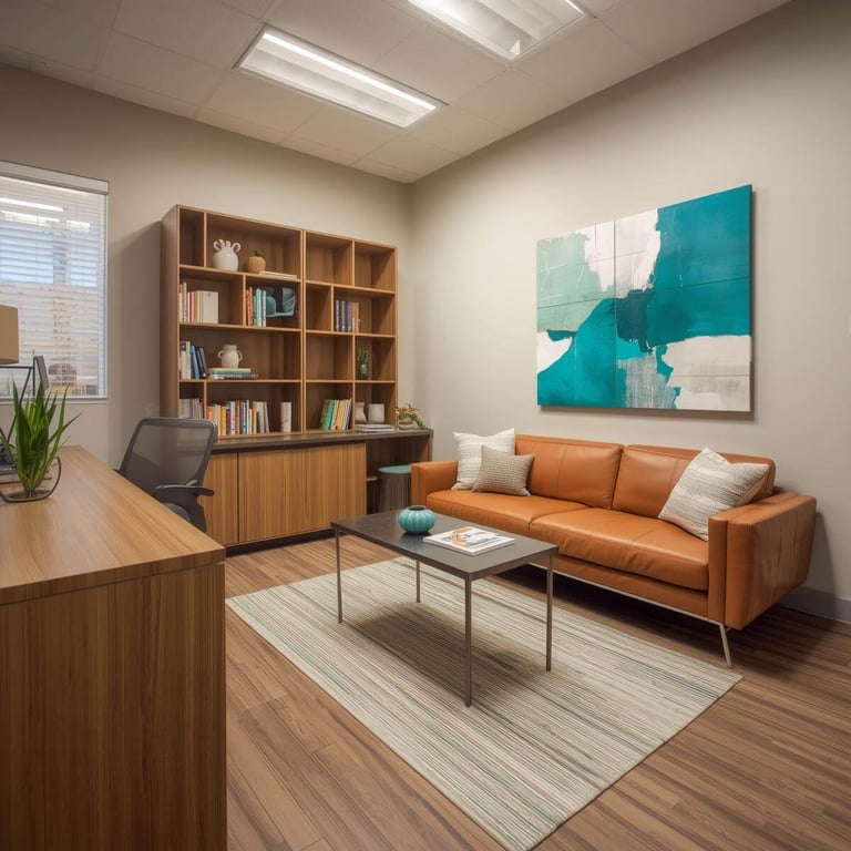 an office at Bravandi counseling center.