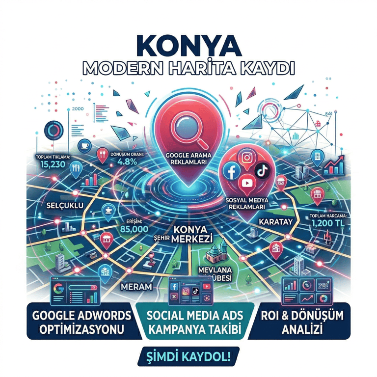 Konya google Harita Kaydı