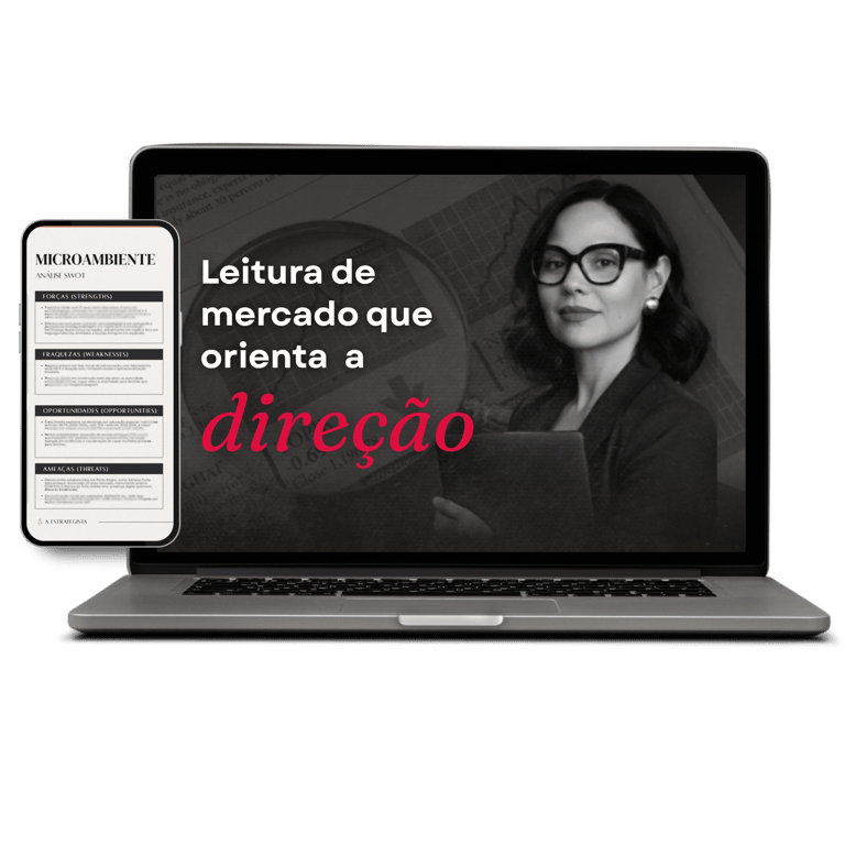 Mockup de notebook com arte do serviço de Diagnóstico 360