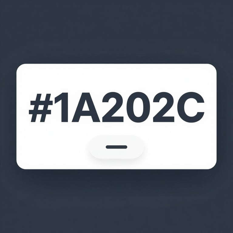 A minimalist, high-impact landing page for a service-based business, using professional spacing and bold #1A202C headings.