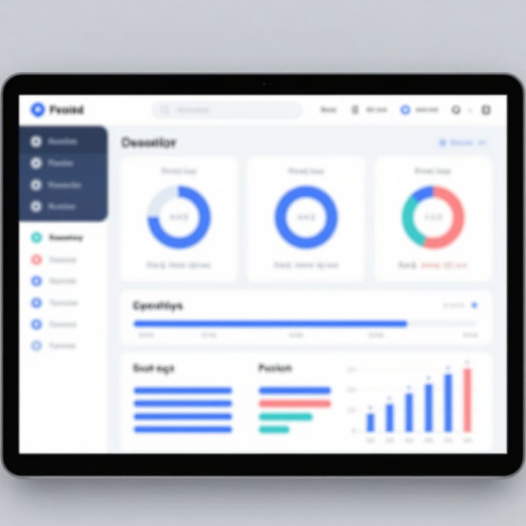 An innovative e-commerce dashboard showing analytics and inventory, reflecting professional digital maintenance.