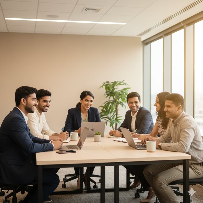 HR professional managing compliance documents and payroll systems