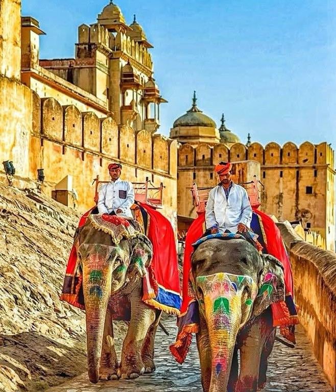 ELEPHANT RIDES, AMBER FORT JAIPUR