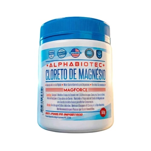 Cloreto de Magnésio P.A. puro produtos naturais alphabiotec