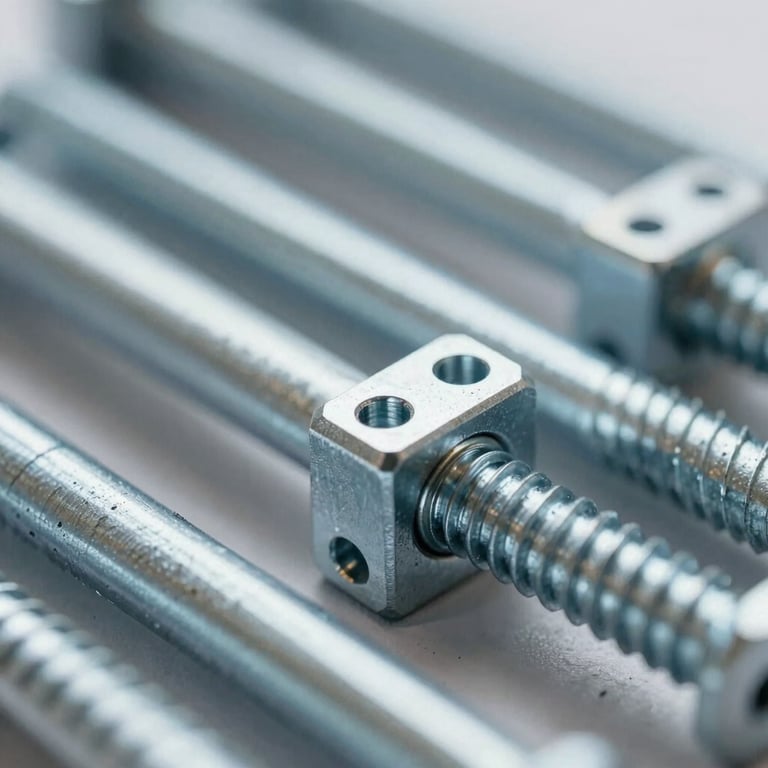 Detail shot of high-quality steel frame connectors and studs, emphasizing durability and precision, industrial lighting.
