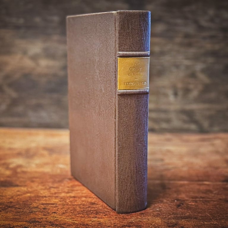 The Great Gatsby in leather