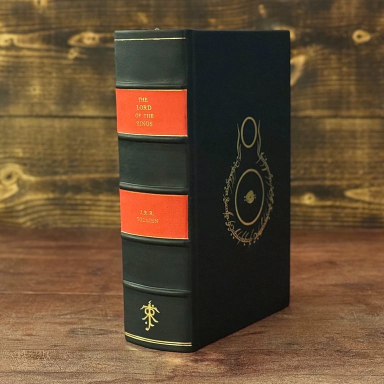 Lord of the Rings Trilogy in leather