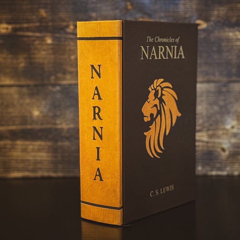 The Chronicles of Narnia in leather