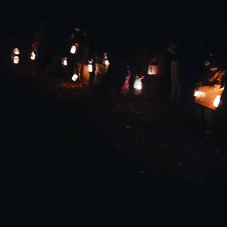 Žibintų šventė Klaipėdos Valdorfo mokykloje