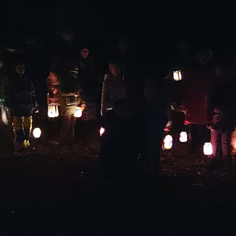 Žibintų šventė Klaipėdos Valdorfo mokykloje