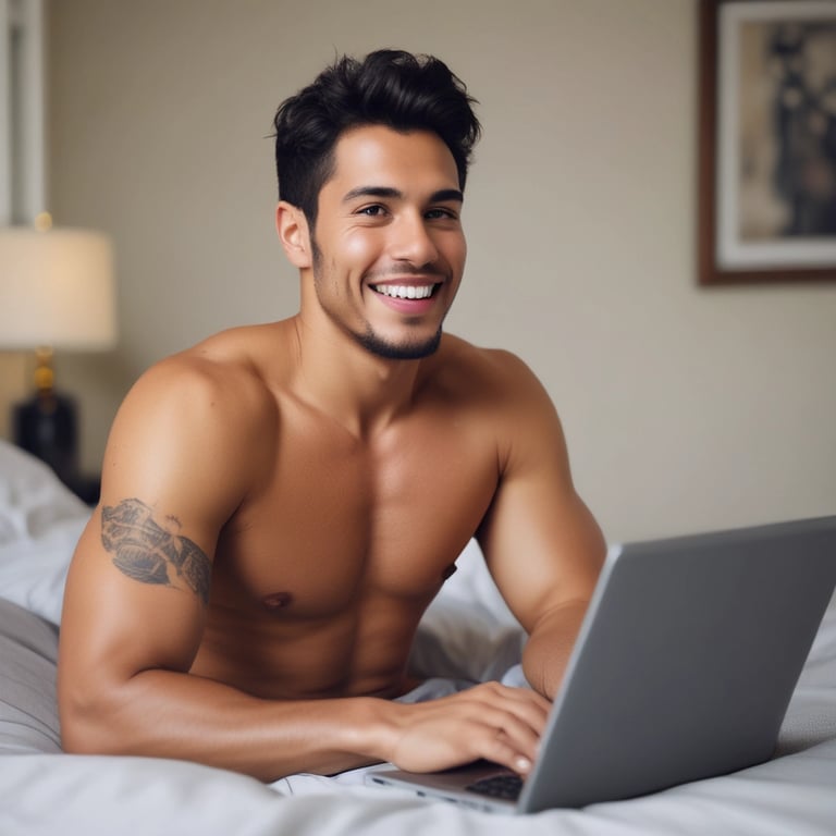 A cozy café setting where two men share a warm conversation, symbolizing connection.