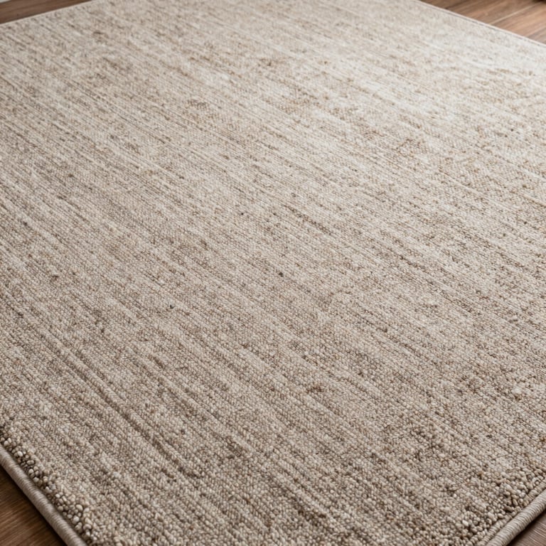 High-angle shot of a freshly cleaned residential carpet showing texture and cleanliness.