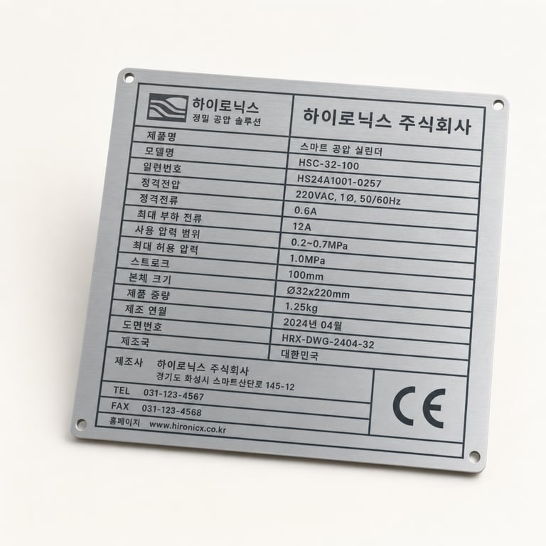 알루미늄1T/UV인쇄/사방타공