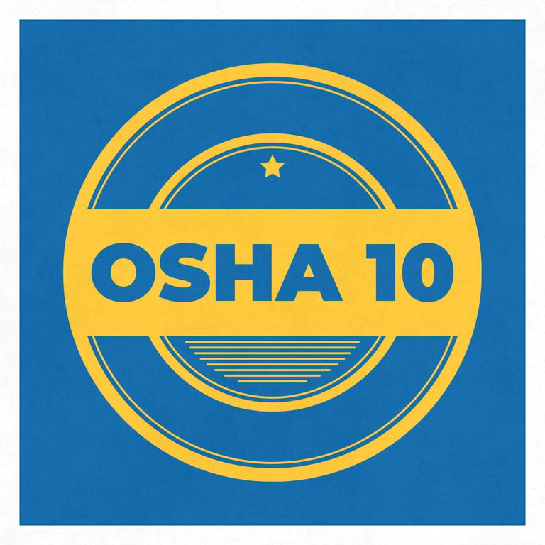 Icon displaying "OSHA 10"